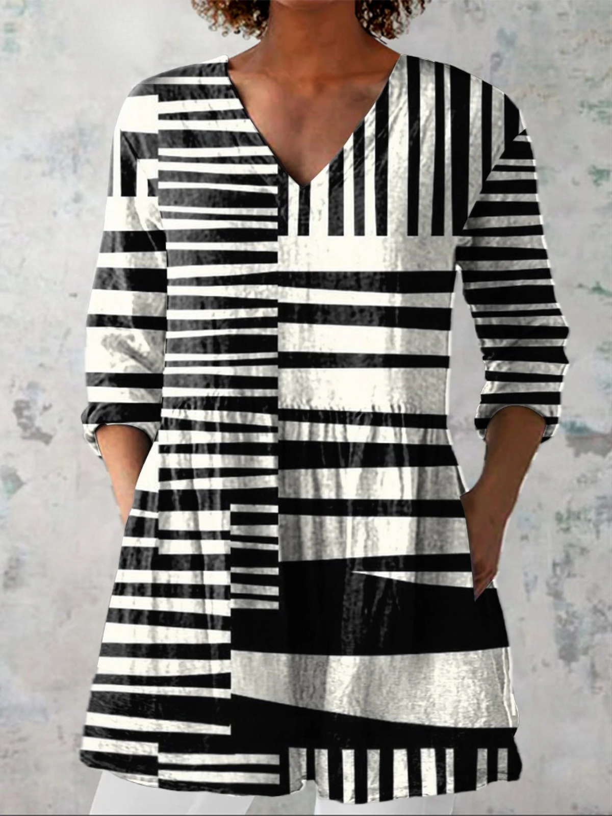 Élodie | Elegante lange blouse