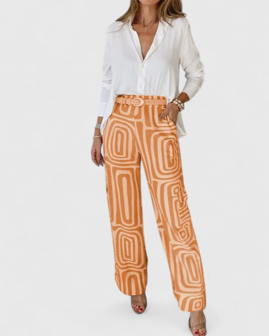 Kira | Elegante tweedelige set (inclusief een ceintuur als cadeau)