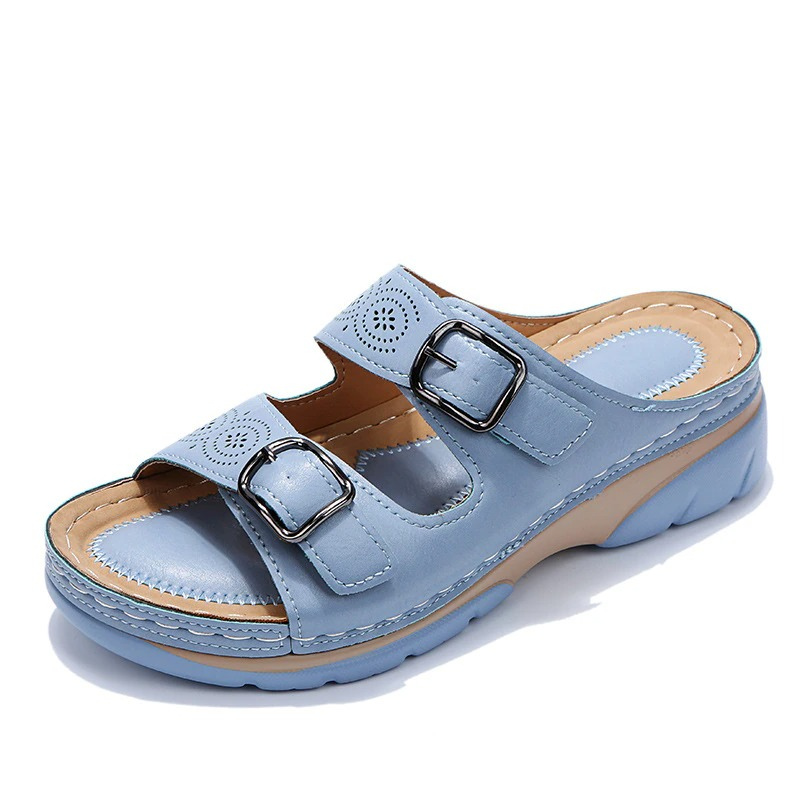 Lovas orthopedische sandalen voor hielspoor, brede voeten en artrose