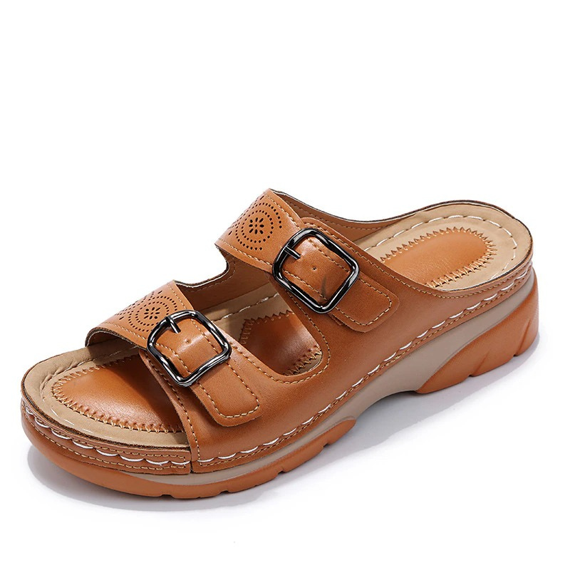 Lovas orthopedische sandalen voor hielspoor, brede voeten en artrose