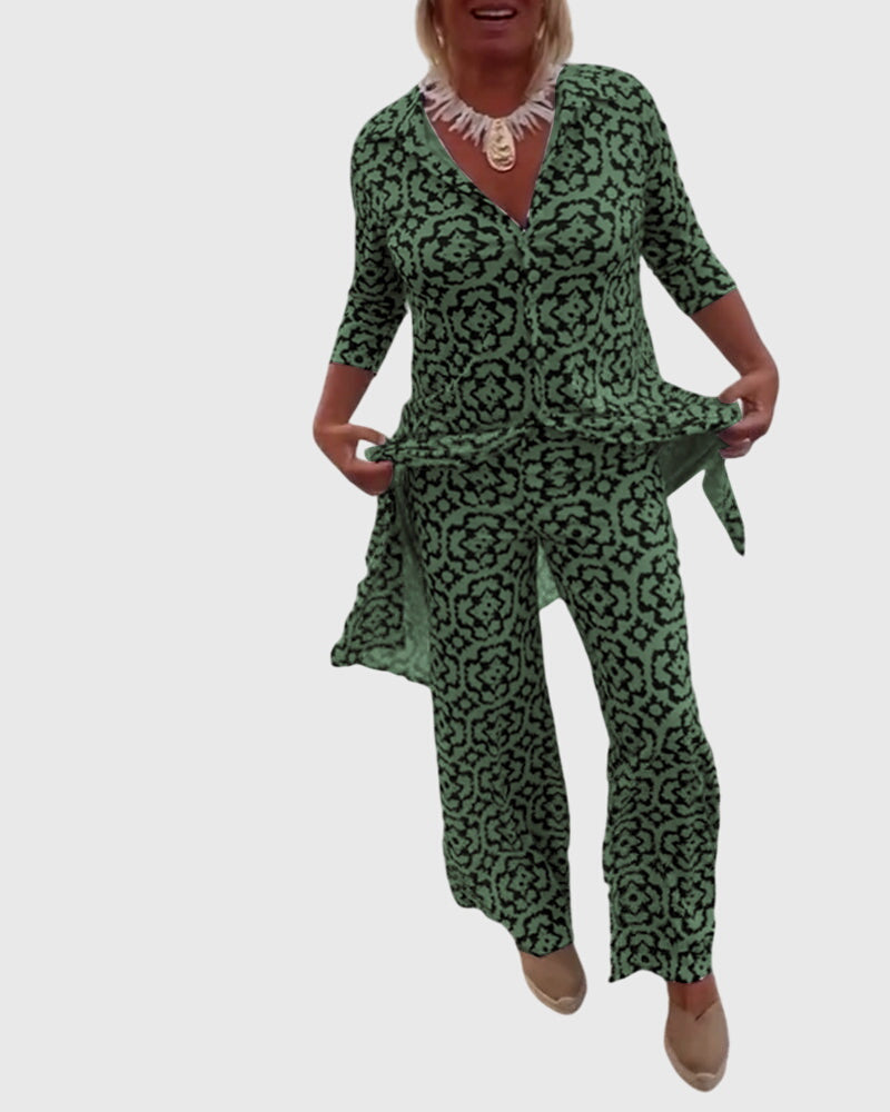 Gabriella™ | Elegante vintage tweedelige set