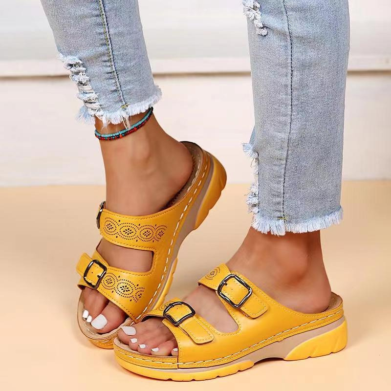 Lovas orthopedische sandalen voor hielspoor, brede voeten en artrose