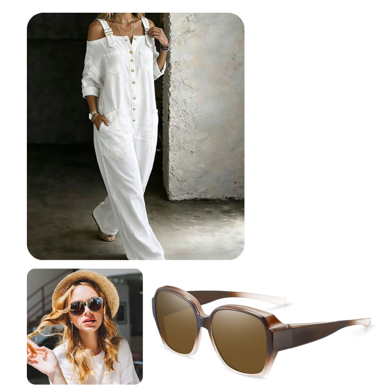 Wijde jumpsuit met wijde pijpen en zakken