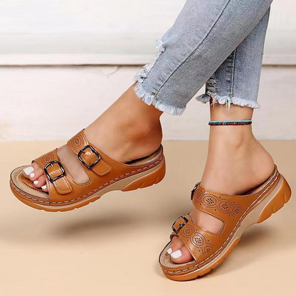 Lovas orthopedische sandalen voor hielspoor, brede voeten en artrose