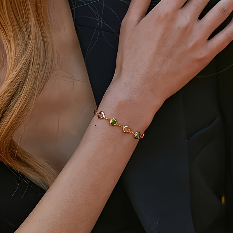 Unieke hartvormige armband