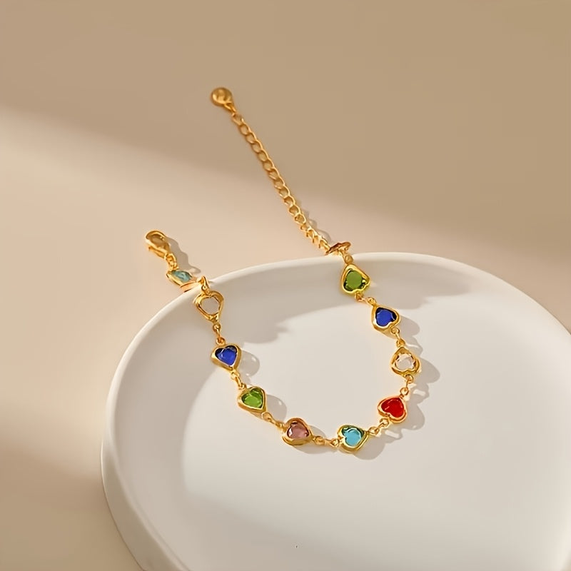 Unieke hartvormige armband