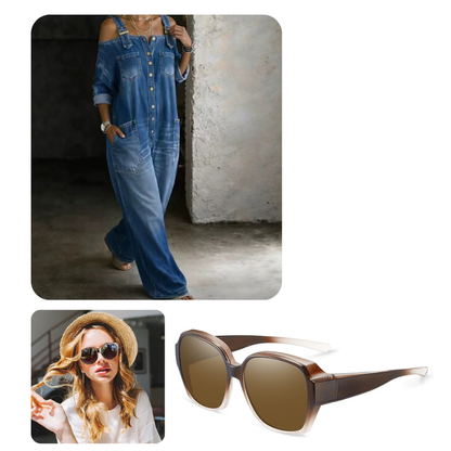 Wijde jumpsuit met wijde pijpen en zakken