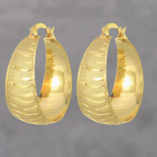 Verfijnde luxe gouden oorbellen