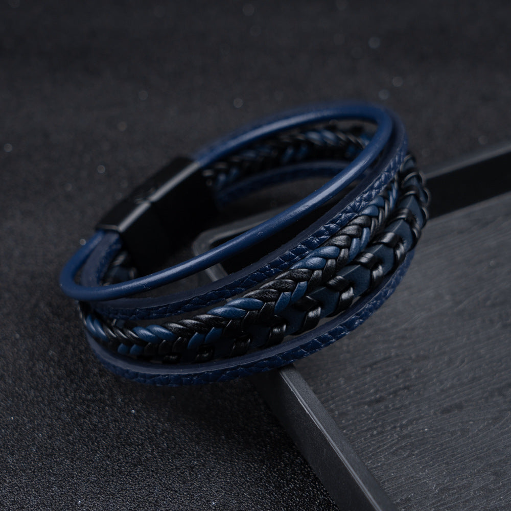Ragnar™ | Leren gevlochten Viking-armband 1+1 Gratis