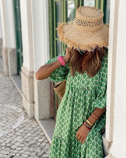 Roos | Elegante boho jurk