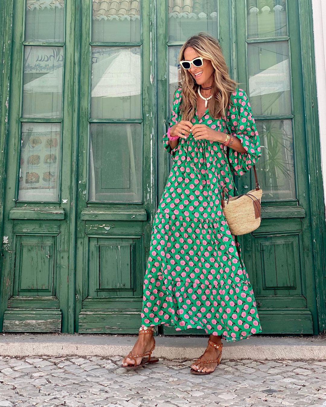 Roos | Elegante boho jurk