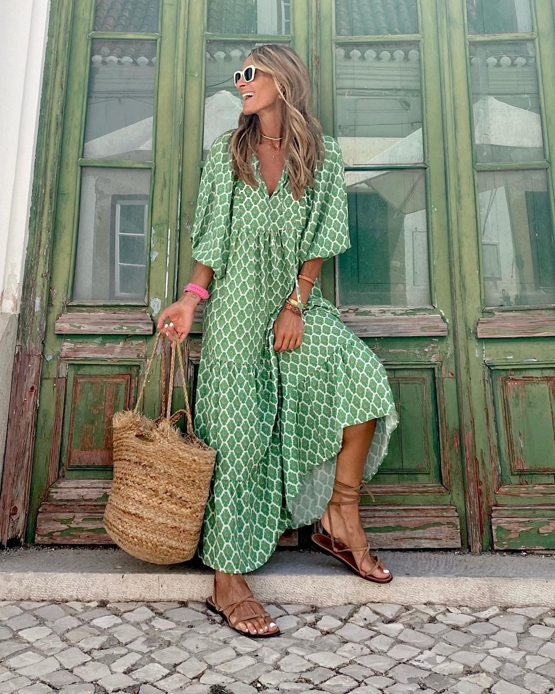Roos | Elegante boho jurk