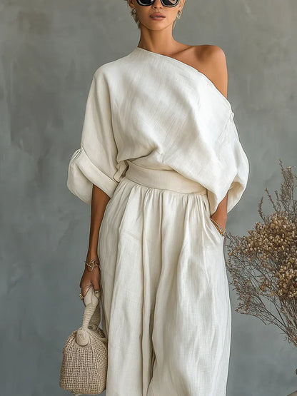 Mila™ | Tweedelige set met blote schouders
