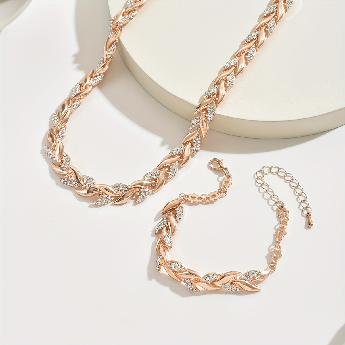 Kristallen vissenstaart set