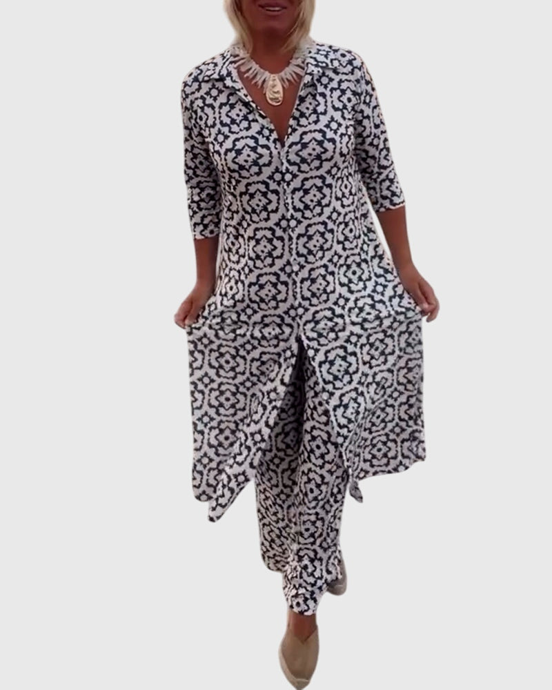 Gabriella™ | Elegante vintage tweedelige set