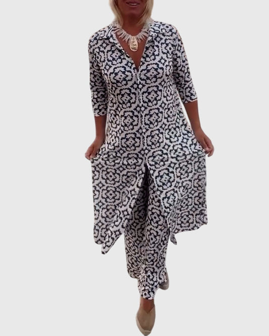 Gabriella™ | Elegante vintage tweedelige set