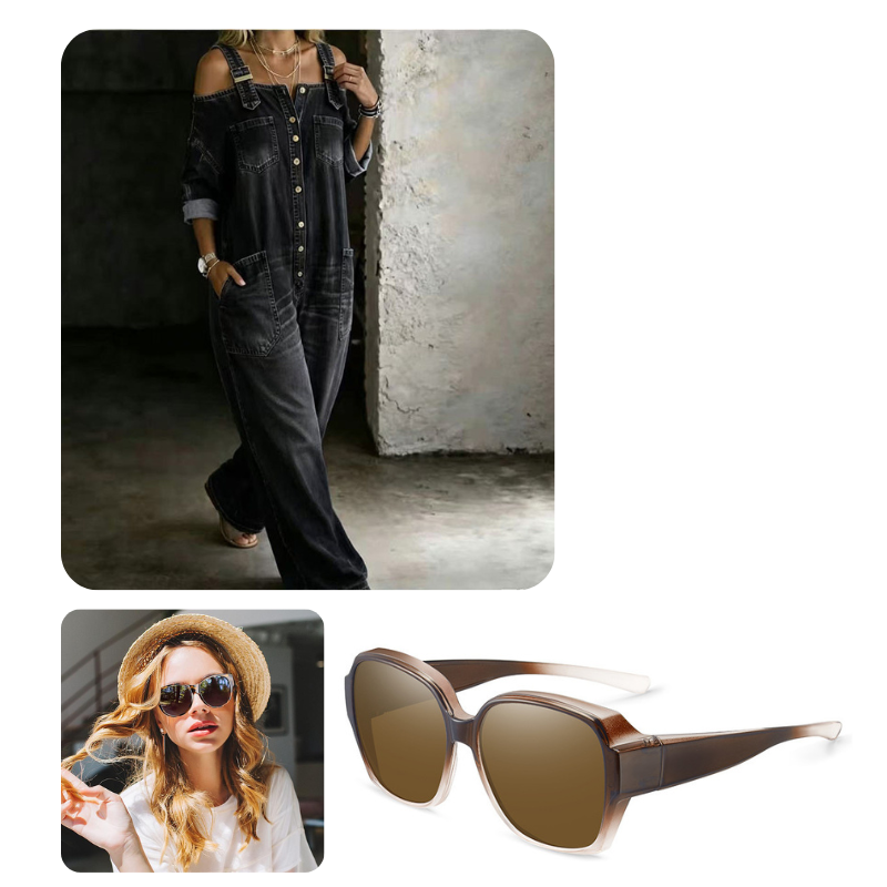 Wijde jumpsuit met wijde pijpen en zakken