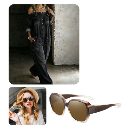 Wijde jumpsuit met wijde pijpen en zakken