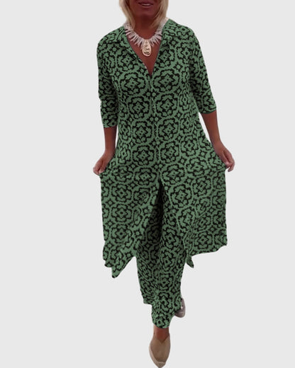 Gabriella™ | Elegante vintage tweedelige set