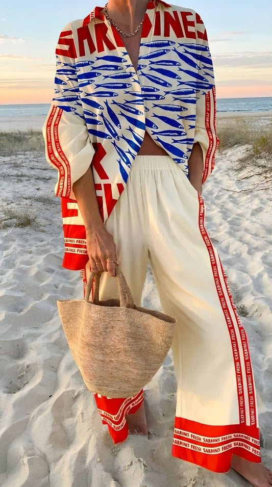 Sardinas™ | Elegante tweedelige set