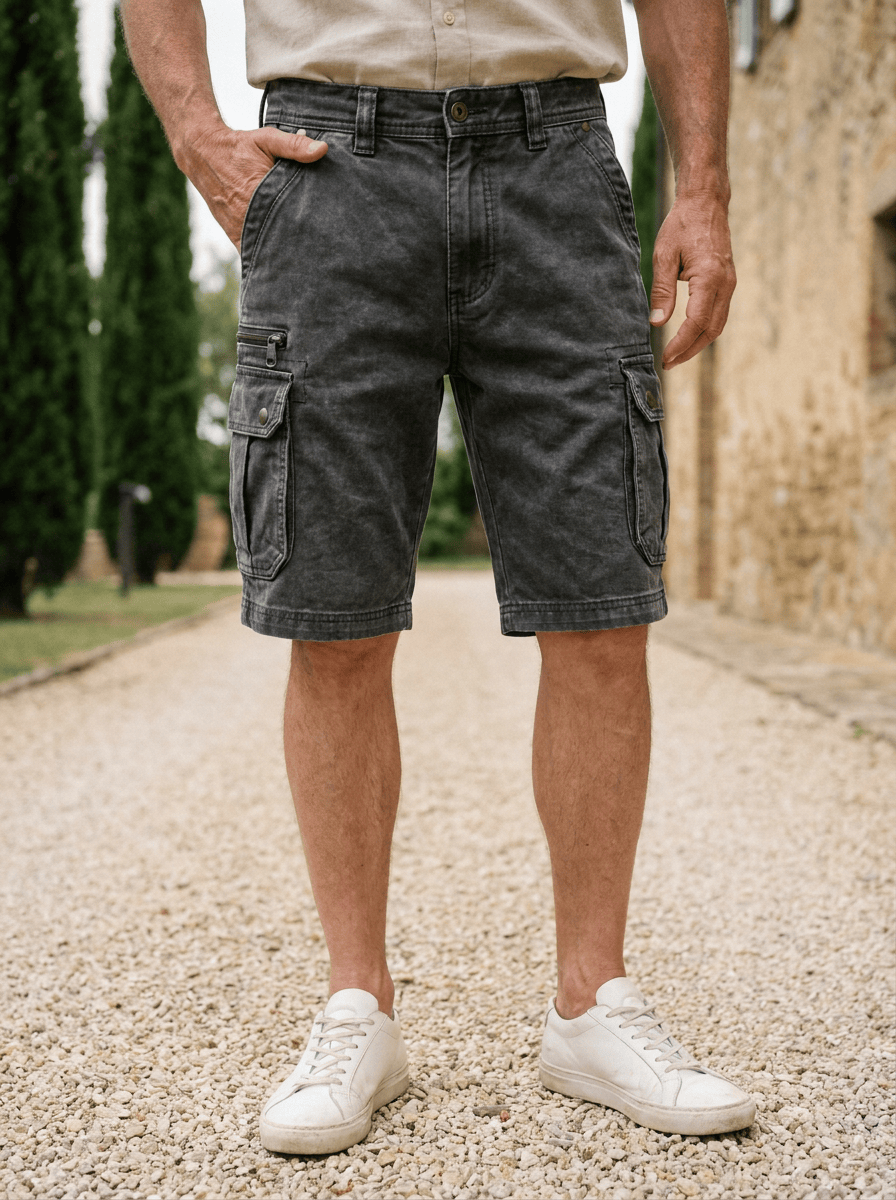 Beeckhoven™ | Functionele denim cargoshort