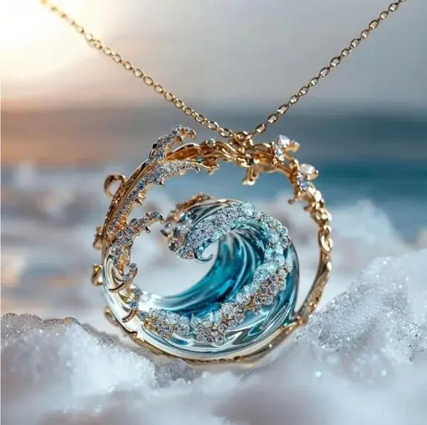 Ketting met hanger "Belofte van de Oceaan"