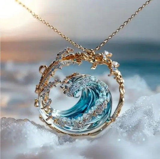 Ketting met hanger "Belofte van de Oceaan"