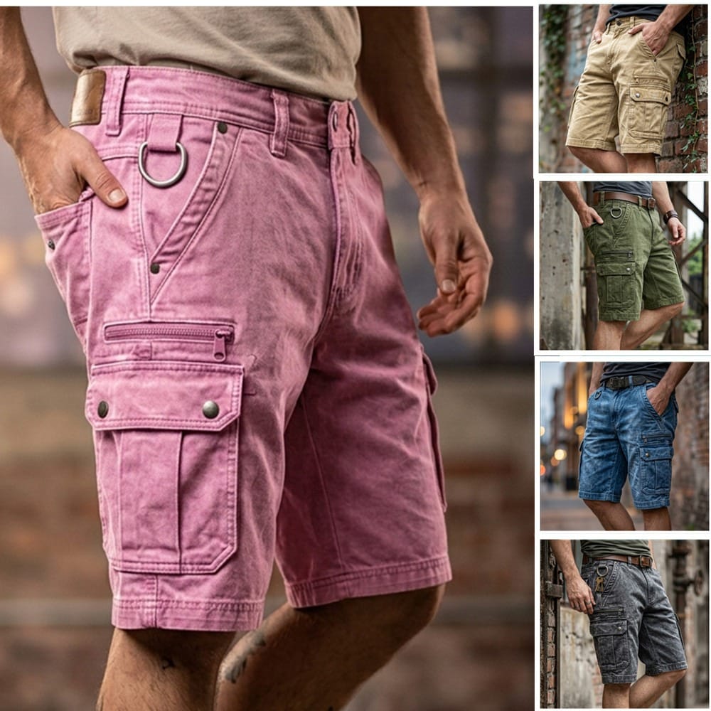 Beeckhoven™ | Functionele denim cargoshort