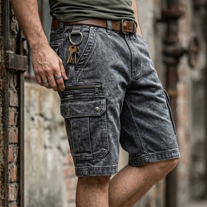 Beeckhoven™ | Functionele denim cargoshort