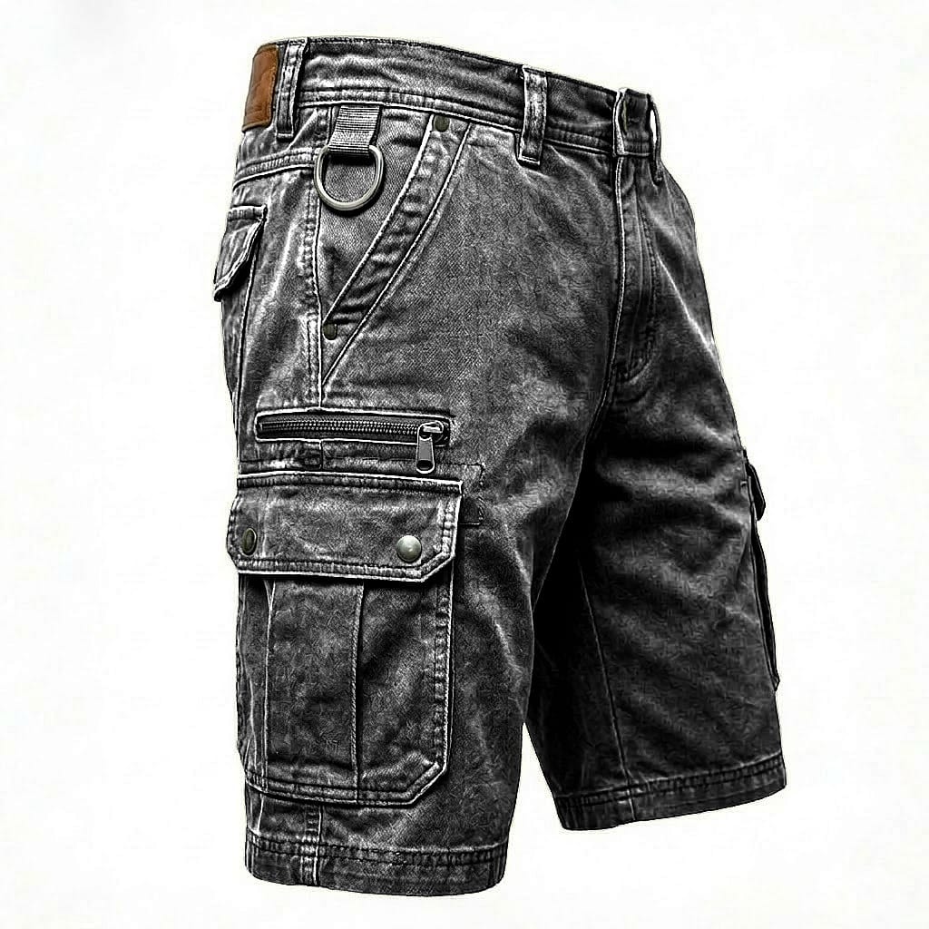 Beeckhoven™ | Functionele denim cargoshort