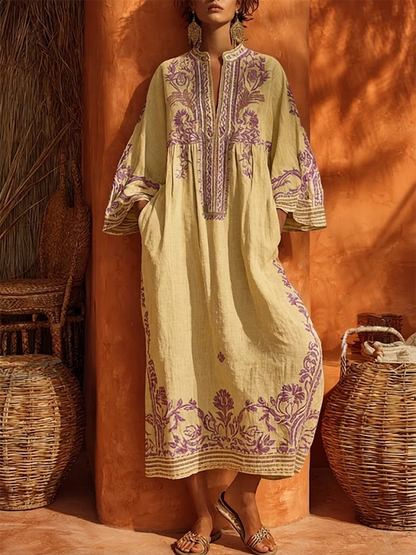 Celestina | Boheemse jurk met mediterrane charme