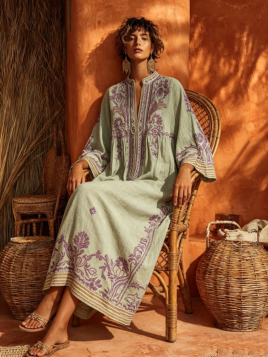 Celestina | Boheemse jurk met mediterrane charme