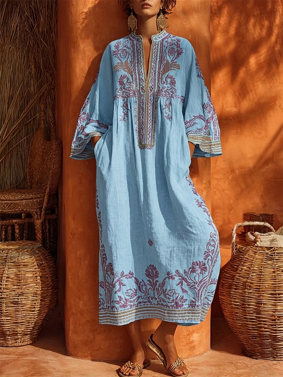 Celestina | Boheemse jurk met mediterrane charme