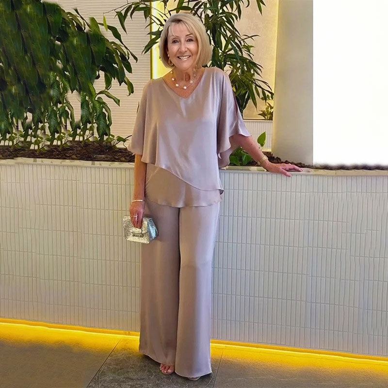 Selina | Elegante tweedelige set met vloeiend silhouet