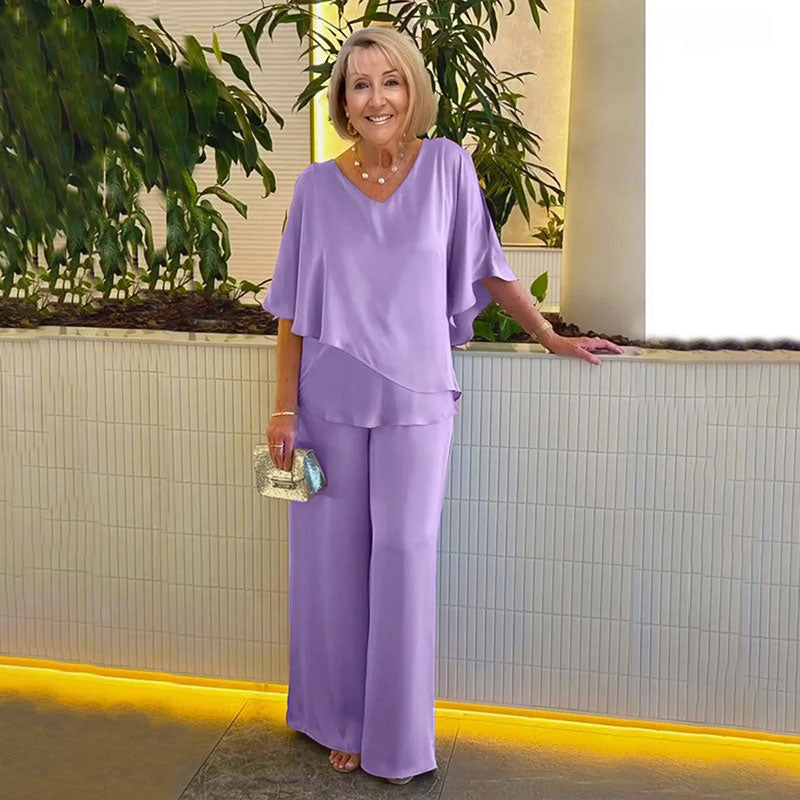 Selina | Elegante tweedelige set met vloeiend silhouet