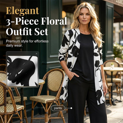 Comfortabele driedelige set voor dames