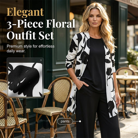 Comfortabele driedelige set voor dames